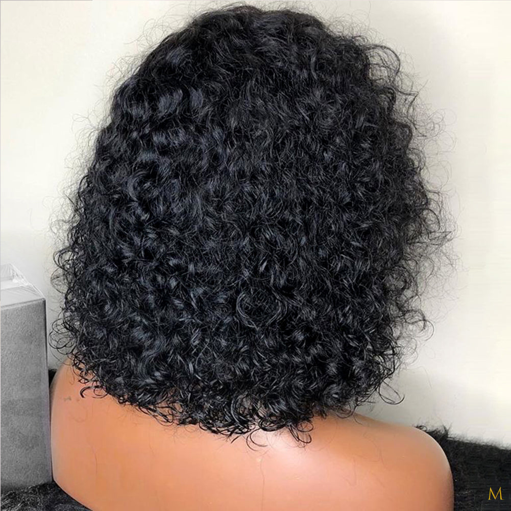 The Defined Curl Bob – Curly Lace Front Synthetic Wig r