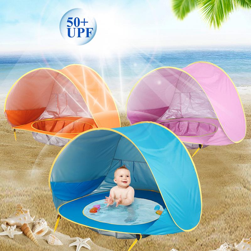 Copy of Summer Seaside Baby Beach Tent Pops Up Portable Shade Pool UV Protection Sun Shelter Kids Outdoor Camping Sunshade Beach Toy