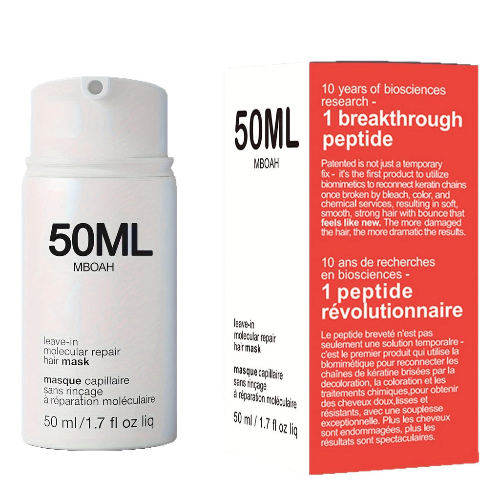 No-Rinse Small Molecule Keratin Hair Mask Nourishes Frizzy and Damaged Hair