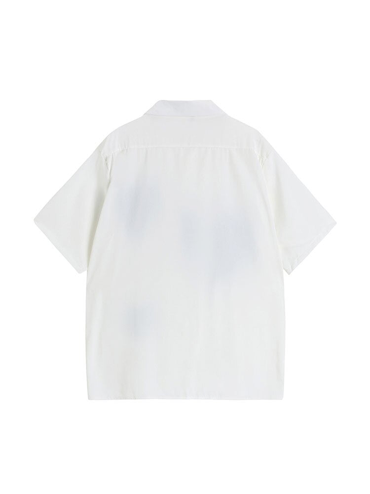 Fashion Women's Short Sleeve Shirts  Loose