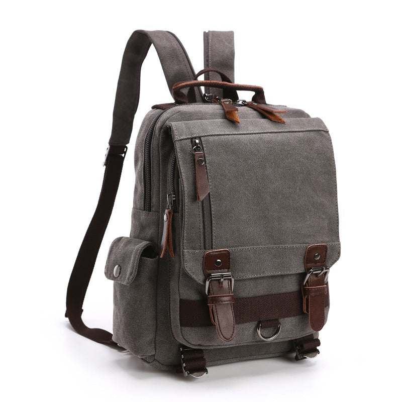 Canvas Travel Back Pack Multifunctional Sho Rucksack School Bags Daypack