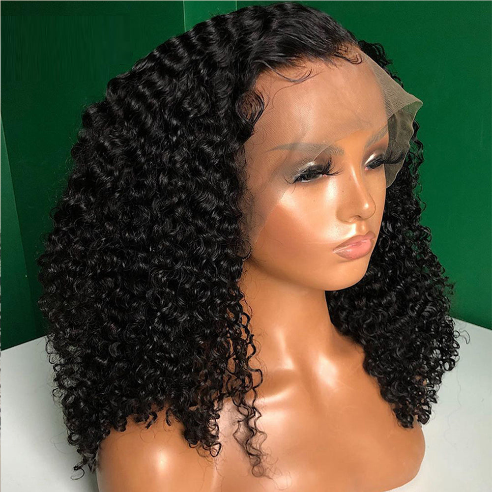 The Defined Curl Bob – Curly Lace Front Synthetic Wig r