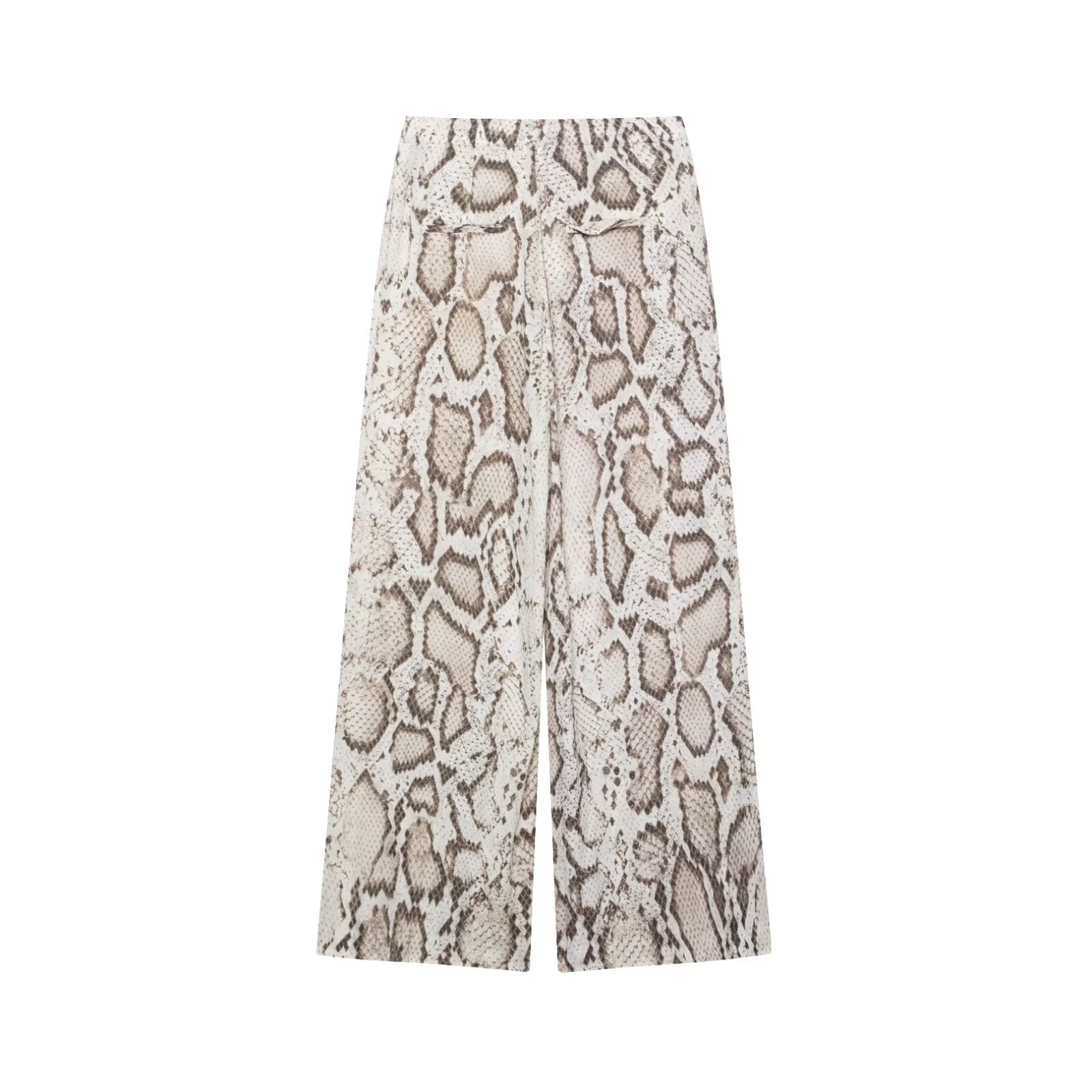 Summer New  Style Women's Fashion Casual Animal Print Shirt Pants