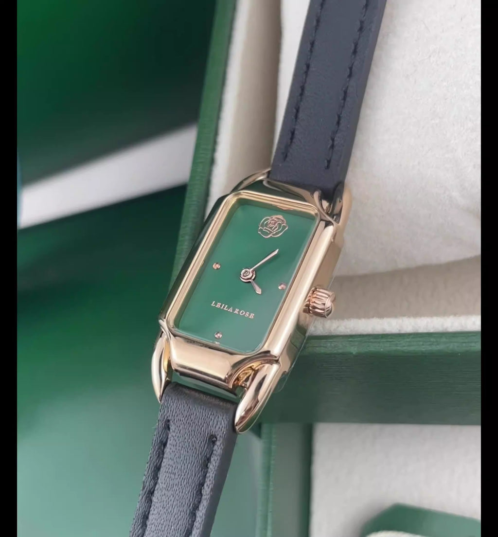 Women's Watch Brand Counter Brand Authentic Fashion Small Square Core Women's Watch Quartz Watch Popular