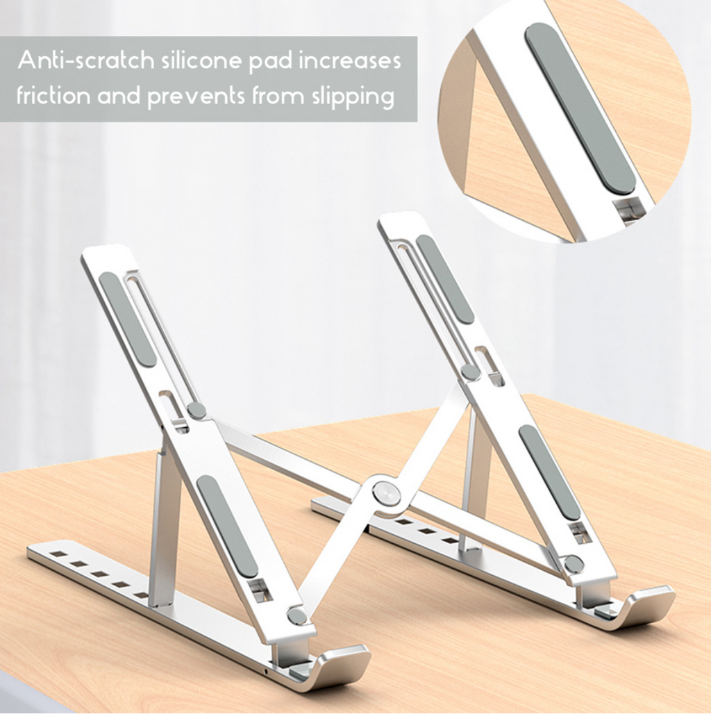 N3 Adjustable Bracket Holder Stand Computer Notebook Stand with Silicone Non-slip Pad