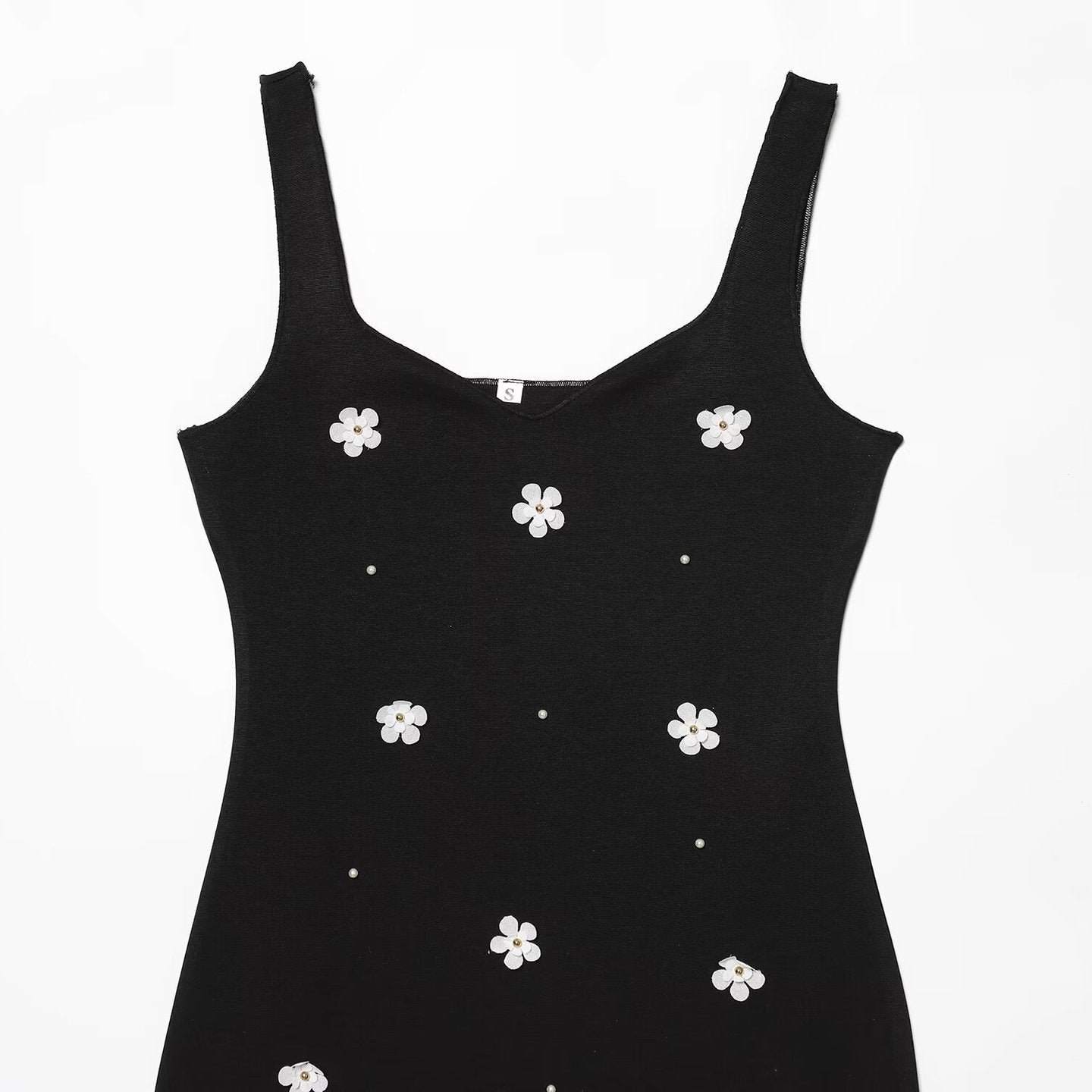 Style Women's Elegant Classic Floral Stretch Midi Dress