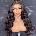 The Midnight Glam Waves – Long Curly Lace Front Synthetic Wig