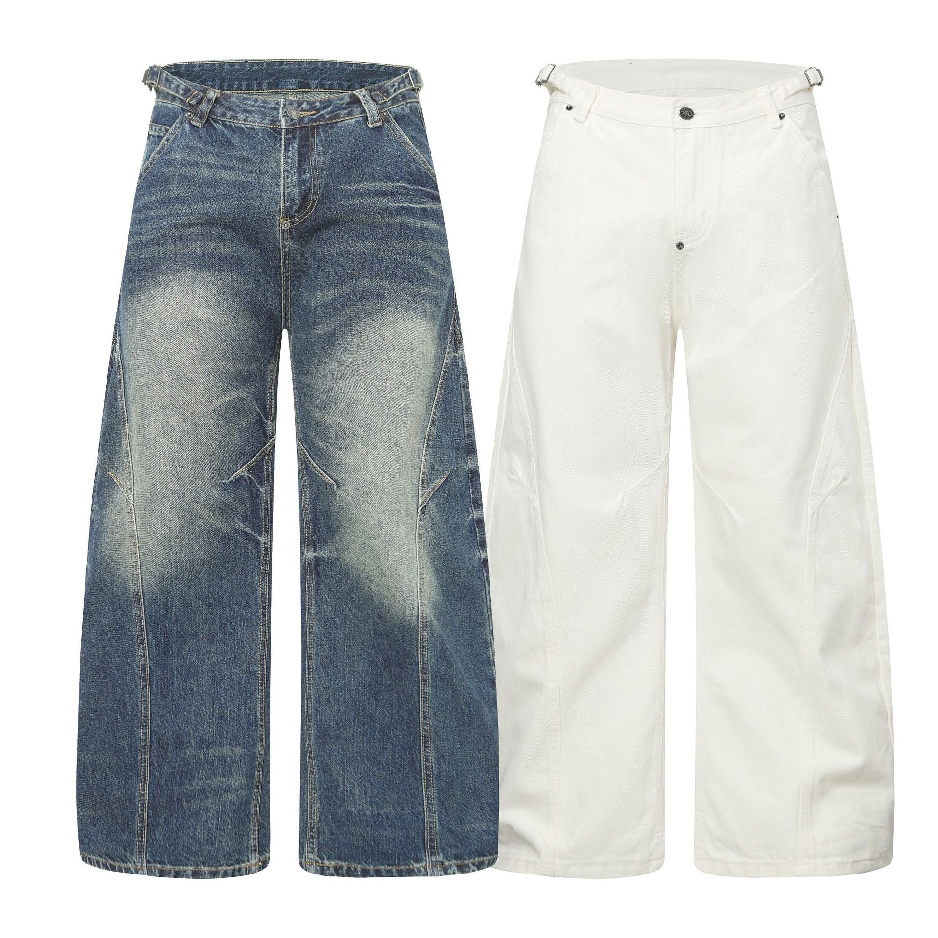 Modish Street Fashion High-Street Loose Casual Tapered Long Pants
