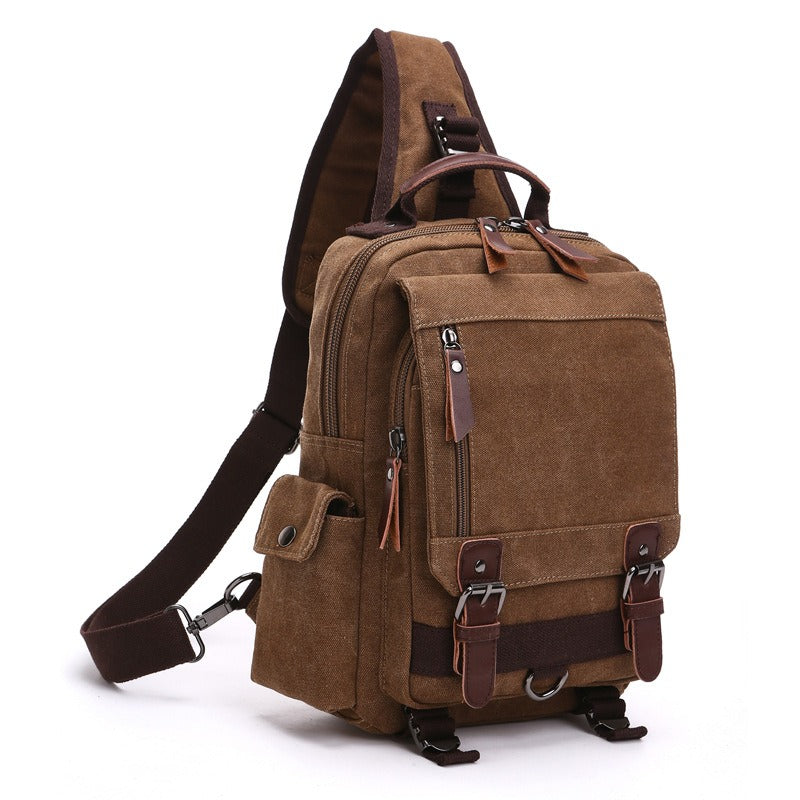 Canvas Travel Back Pack Multifunctional Sho Rucksack School Bags Daypack