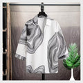 Summer ice silk short sleeved shirt for men