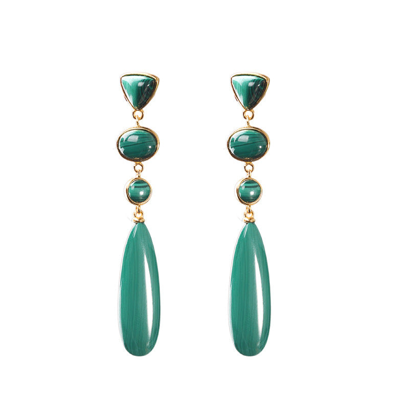 Slender earrings, minimalist women's fashion earrings
