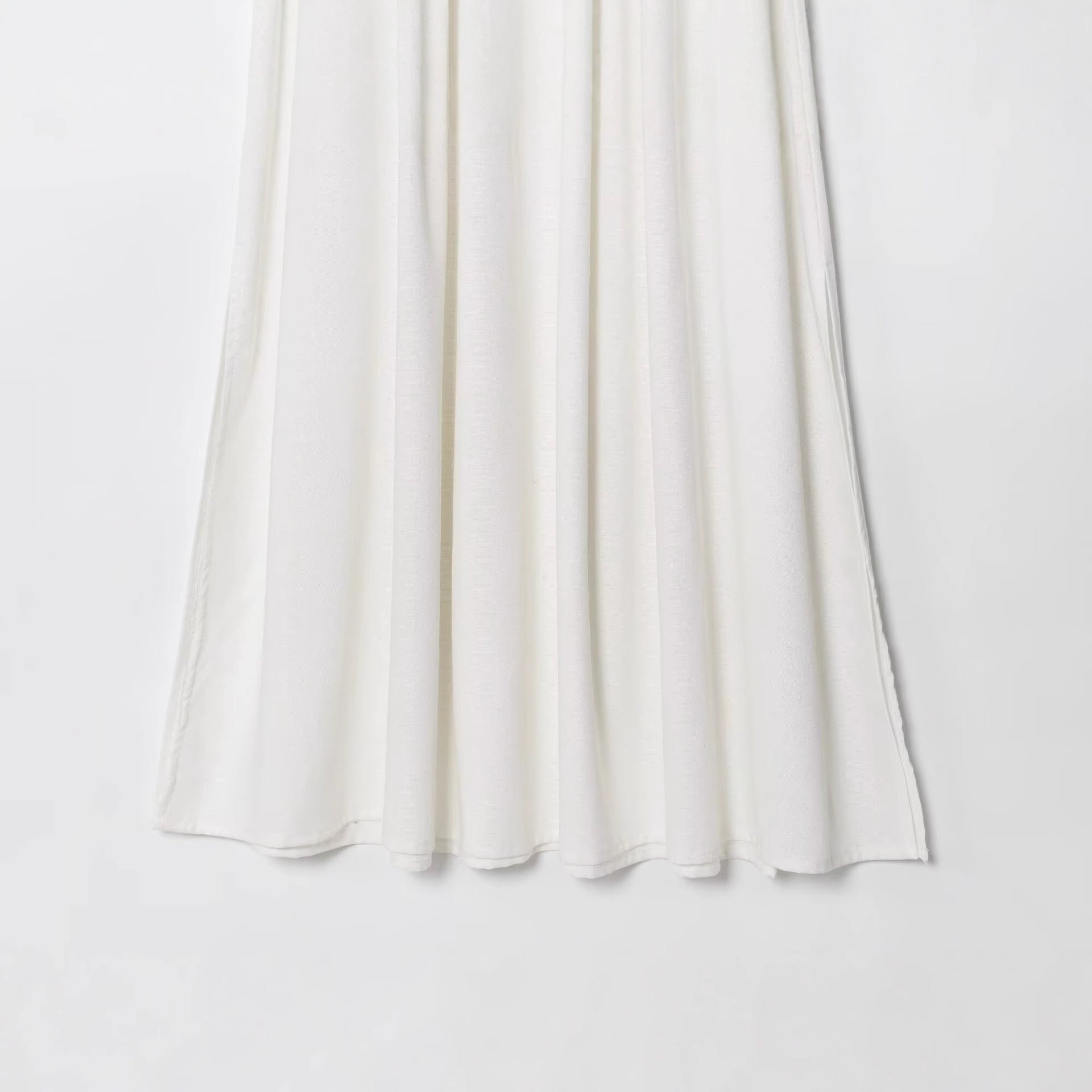 Women's Fashion Casual One-Shoulder Linen Dress