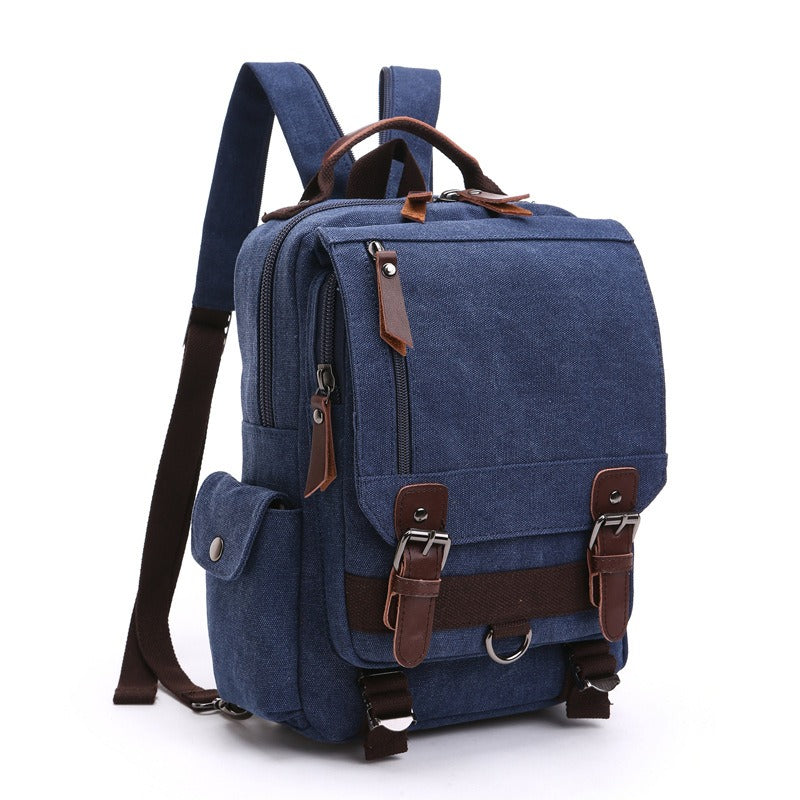 Canvas Travel Back Pack Multifunctional Sho Rucksack School Bags Daypack