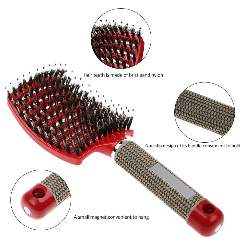 The Easy Detangle Brush – Scalp Massage Hairbrush