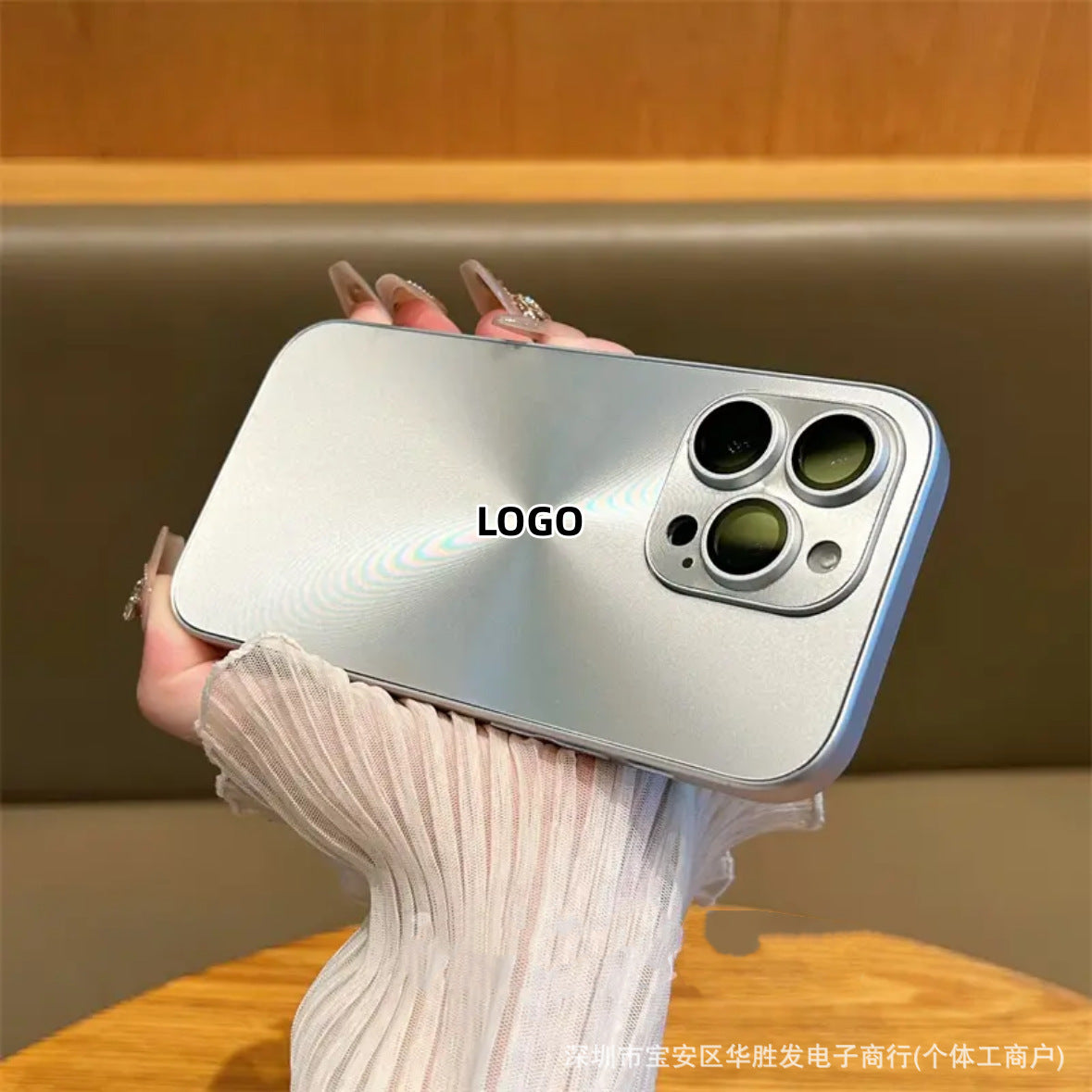 Suitable for 17promax phone case, Aurora CD texture matte and colorful iPhone16 advanced drop protection case