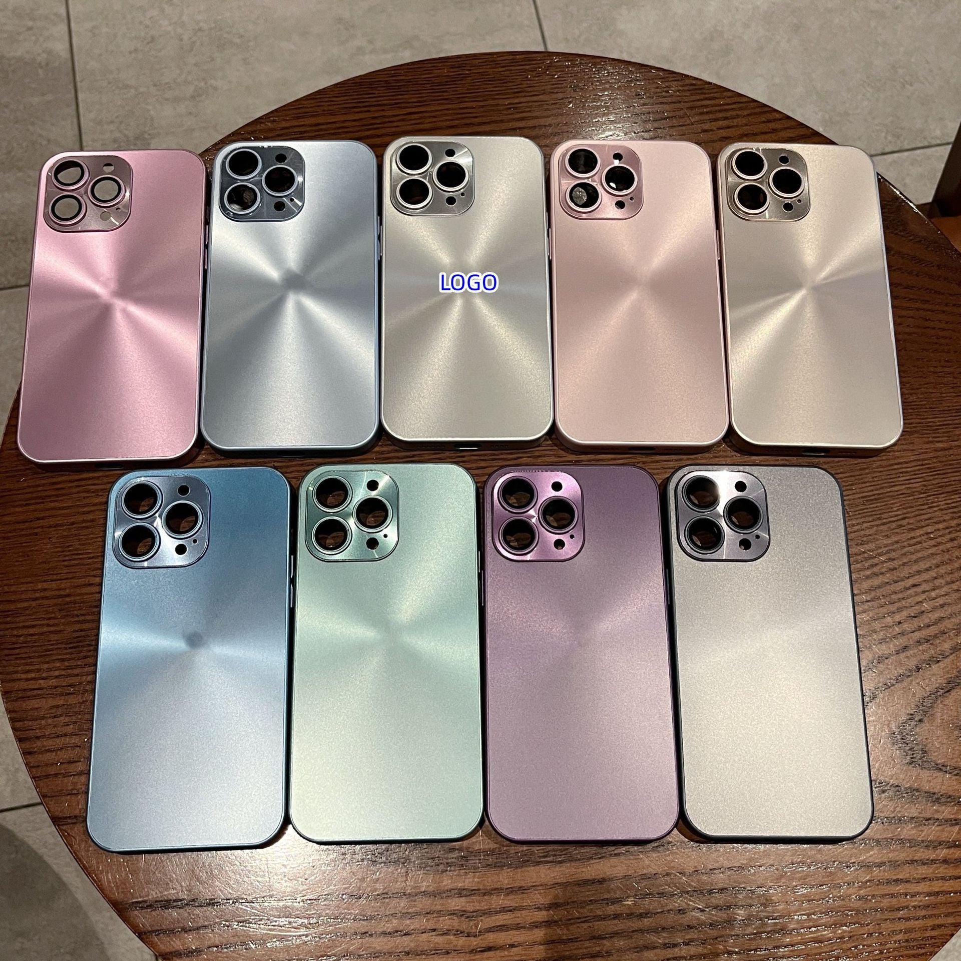 Suitable for 17promax phone case, Aurora CD texture matte and colorful iPhone16 advanced drop protection case