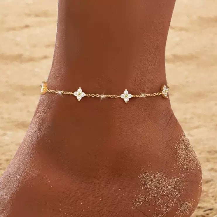 Brass ankle chain