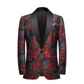 Veste jacquard homme - Col fruité, style britannique casual