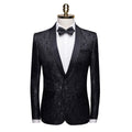 Costume homme slim fleuri - Col châle, soirée & scène